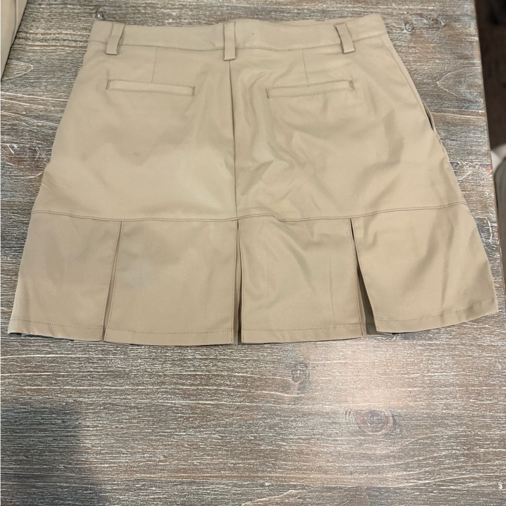 Lands' End Women's School Uniform Active Chino Skort Above the Knee, UN2, NWT